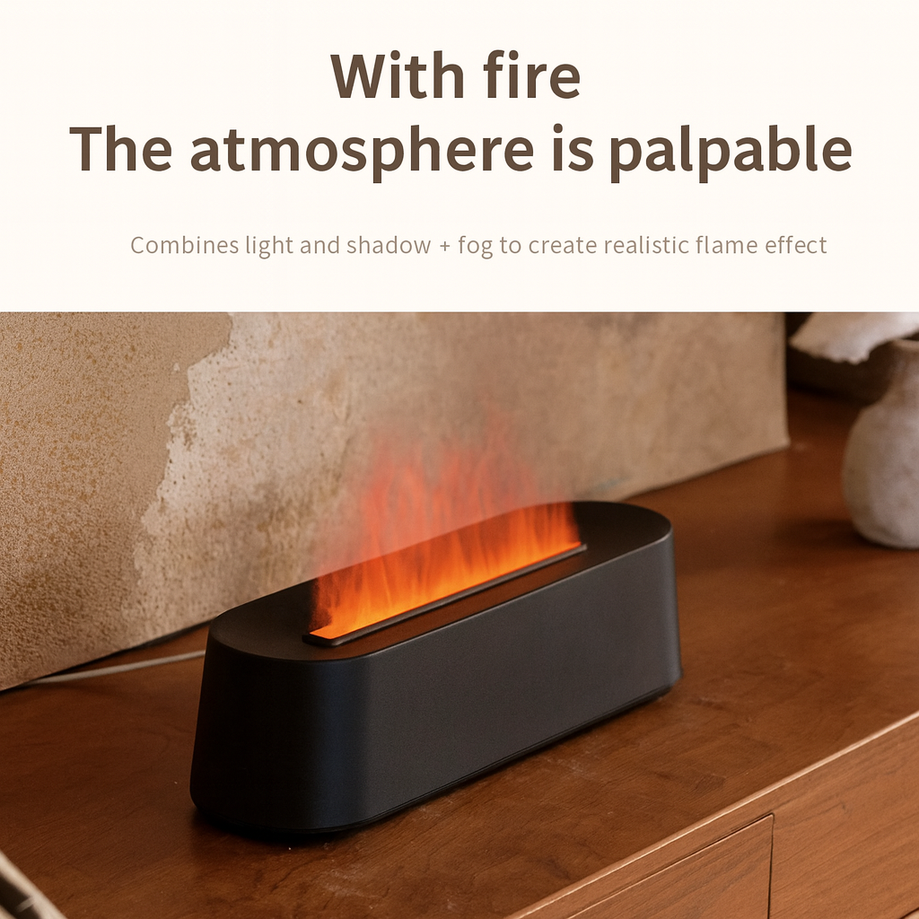 Humidificateur à effet de feu