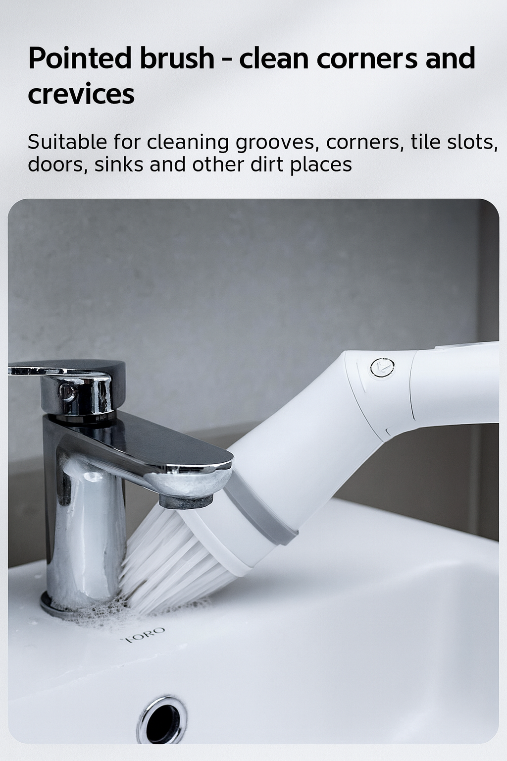 Brosse de nettoyage murale