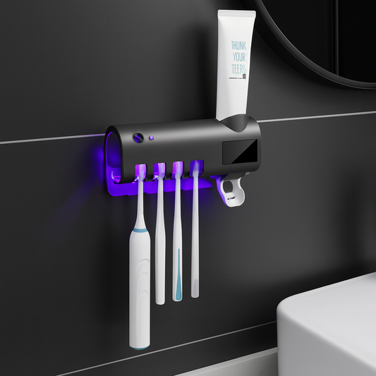 Support distributeur de dentifrice
