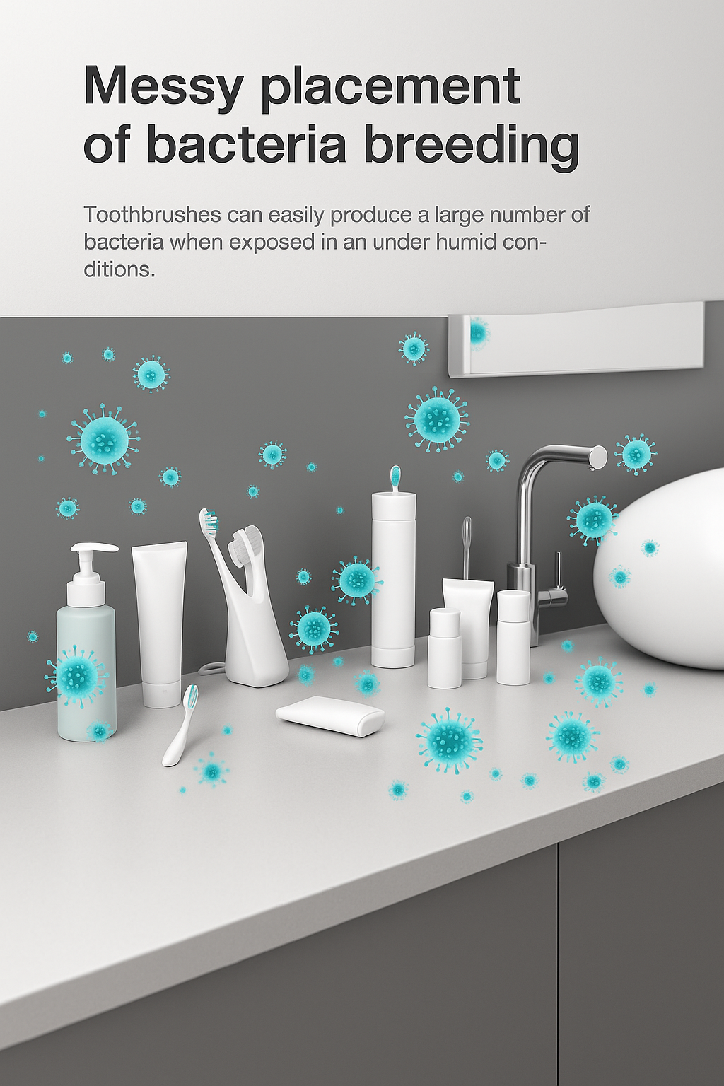 Support distributeur de dentifrice