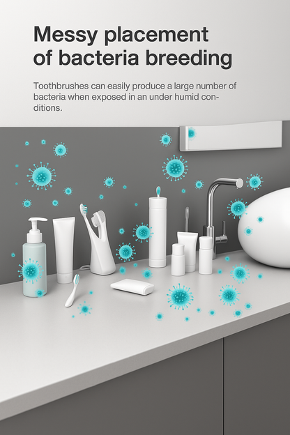 Support distributeur de dentifrice