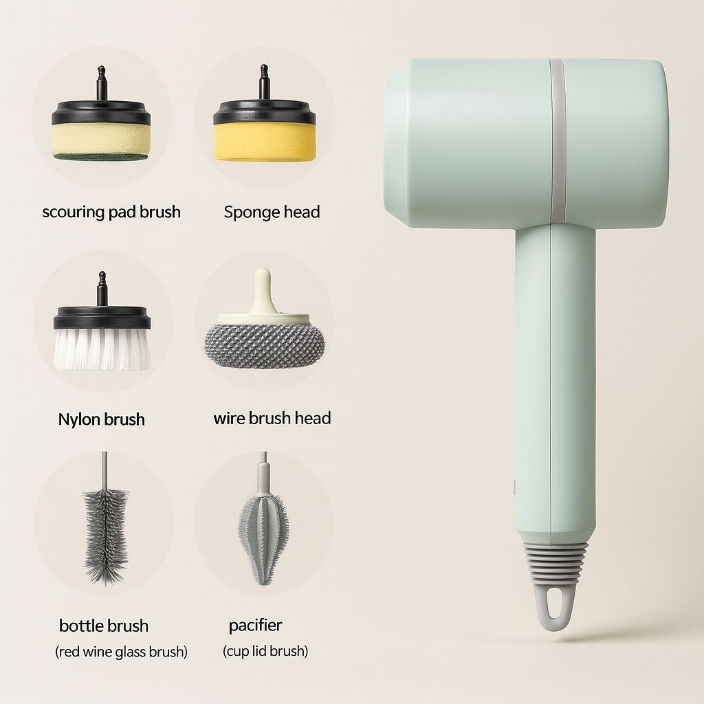 Brosse à vaisselle électrique