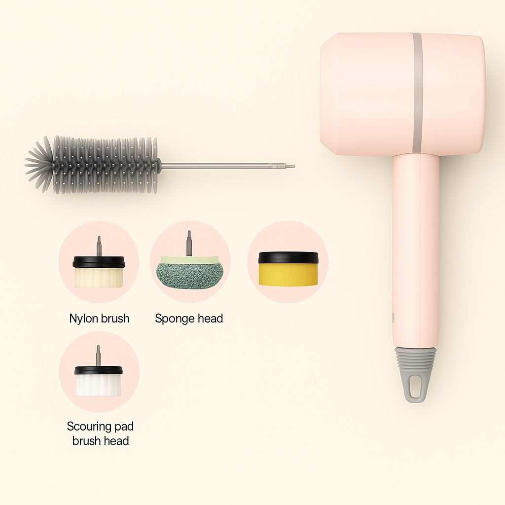 Brosse à vaisselle électrique