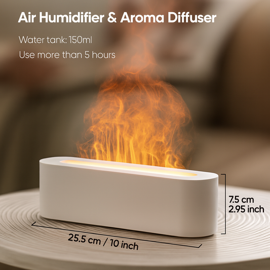 Humidificateur à effet de feu